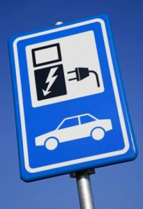 Electric Car Charging Sign