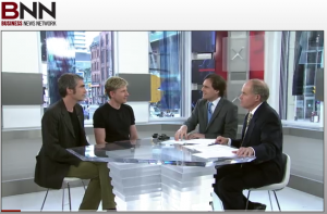 Image of Tom Rand and Bjorn Lomborg on the BNN